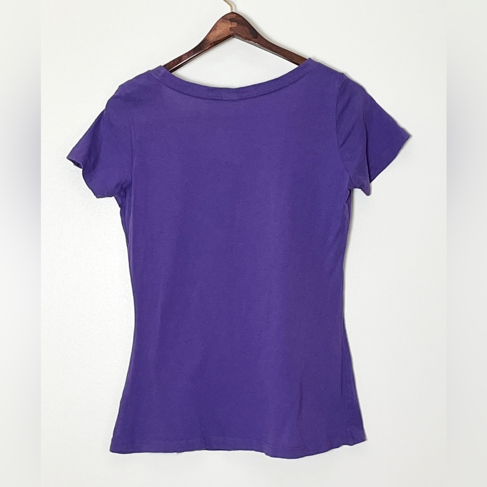 Diamond Supply Co DL-LA Lakers Graphic T-Shirt Diamond Logo Women’s Med Purple - Picture 2 of 4